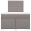 vidaXL &Kappa;&rho;&epsilon;&beta;ά&tau;&iota; Boxspring &mu;&epsilon; &Sigma;&tau;&rho;ώ&mu;&alpha; Taupe 120x190 &epsilon;&kappa;. &Upsilon;&phi;&alpha;&sigma;&mu;ά&tau;&iota;&nu;&omicron;
