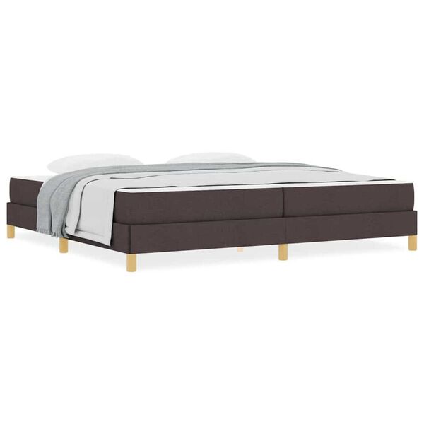 vidaXL Κρεβάτι με ελατήρια Καφέ 200 x 200 cm