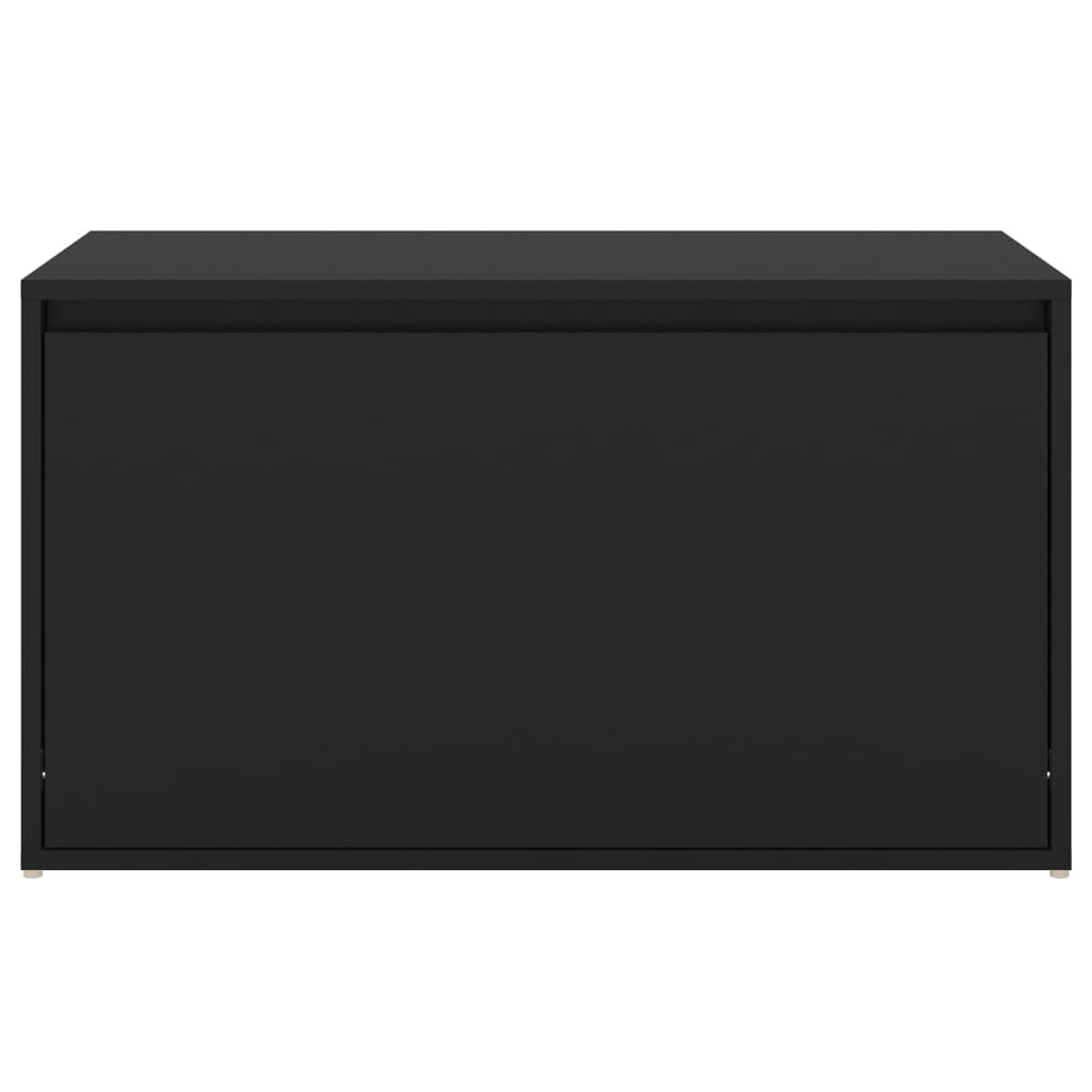 vidaXL Έπιπλο Χολ / Εισόδου Μαύρο 80 x 40 x 45 εκ. από Επεξ. Ξύλο