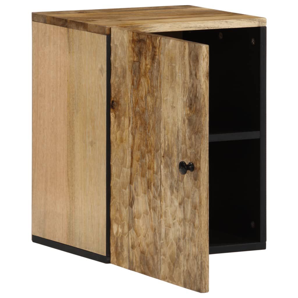 vidaXL Ντουλάπι Μπάνιου Επιτοίχιο 38x33x48 εκ. από Μασίφ Ξύλο Μάνγκο