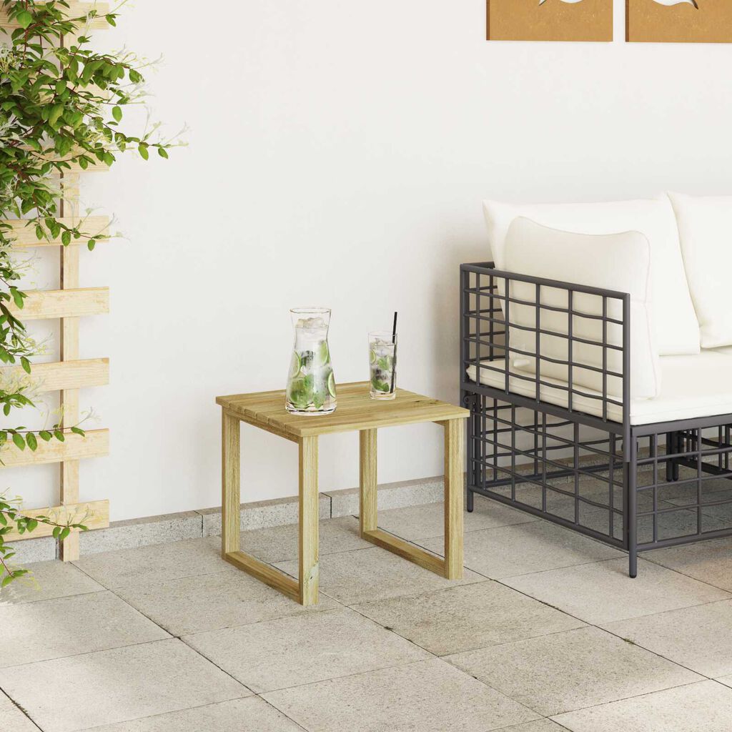 vidaXL Τραπέζι Ξαπλώστρας 40x40x36 cm Εμποτισμένο Ξύλο Πεύκου