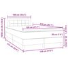 vidaXL &Kappa;&rho;&epsilon;&beta;ά&tau;&iota; Boxspring &mu;&epsilon; &Sigma;&tau;&rho;ώ&mu;&alpha; &Sigma;&kappa;&omicron;ύ&rho;&omicron; &Pi;&rho;ά&sigma;&iota;&nu;&omicron; 120x210&epsilon;&kappa;. &Beta;&epsilon;&lambda;&omicron;ύ&delta;&iota;&nu;&omicron;