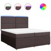 vidaXL &Kappa;&rho;&epsilon;&beta;ά&tau;&iota; Boxspring &mu;&epsilon; &Sigma;&tau;&rho;ώ&mu;&alpha; &Sigma;&kappa;&omicron;ύ&rho;&omicron; &Kappa;&alpha;&phi;έ 200x200 &epsilon;&kappa;. &Upsilon;&phi;&alpha;&sigma;&mu;ά&tau;&iota;&nu;&omicron;