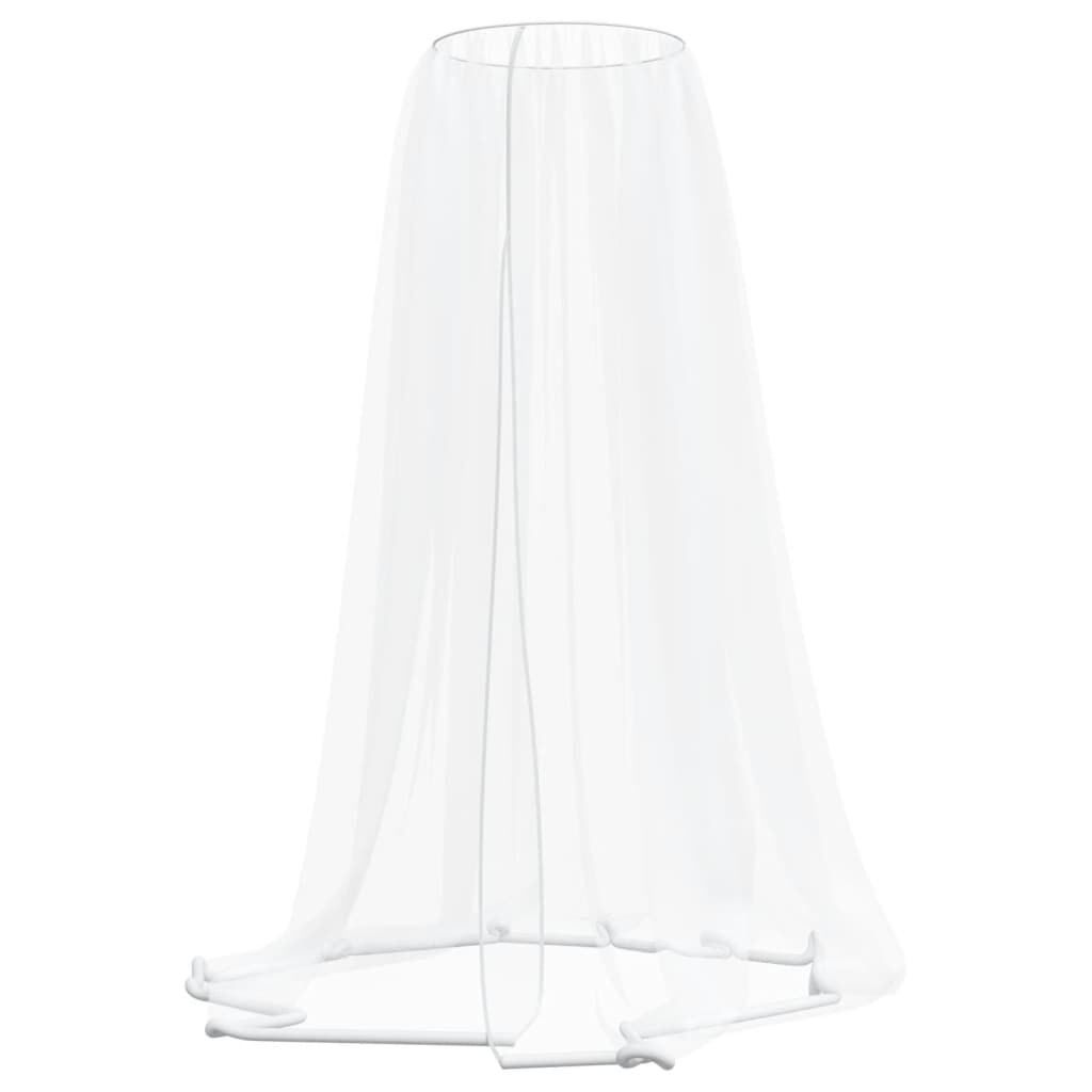 vidaXL Κουνουπιέρα για Ομπρέλα 220 Λευκή Φ300x230 εκ. από Δίχτυ
