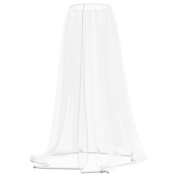 vidaXL Κουνουπιέρα για Ομπρέλα 220 Λευκή Φ300x230 εκ. από Δίχτυ