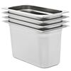vidaXL &Lambda;&epsilon;&kappa;ά&nu;&epsilon;&sigmaf; Gastronorm 4 &tau;&epsilon;&mu;. GN 1/3 200 &chi;&iota;&lambda;. &alpha;&pi;ό &Alpha;&nu;&omicron;&xi;&epsilon;ί&delta;&omega;&tau;&omicron; &Alpha;&tau;&sigma;ά&lambda;&iota;