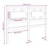 vidaXL Κεφαλάρι Κρεβατιού Μελί 185,5 x 4 x 100 εκ. Μασίφ Ξύλο Πεύκου