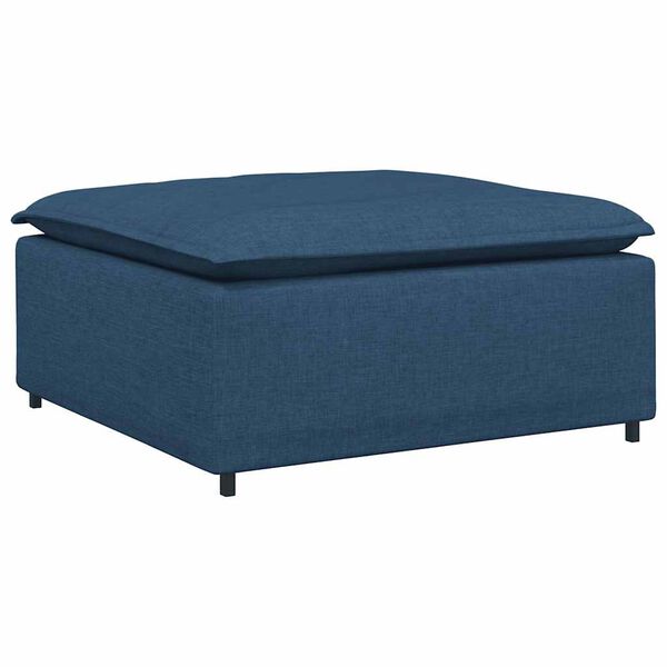 vidaXL Υποπόδιο Καναπέ Μπλε 100x100x48 εκ.