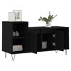 vidaXL Έπιπλο Τηλεόρασης Μαύρο 100x35x55 εκ. Επεξ. Επεξεργασμένο Ξύλο