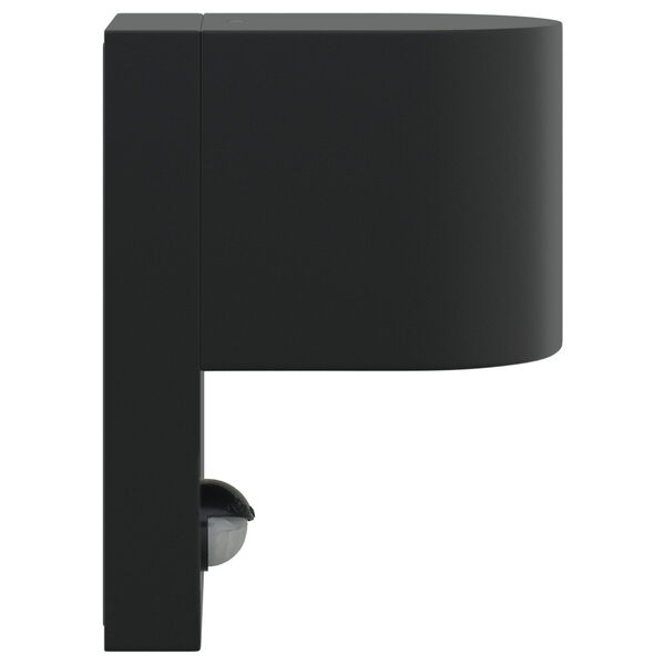 vidaXL Εξωτερικά Φωτιστικά Τοίχου 2 pcs Μαύρο 12 x 7 x 15 εκ.