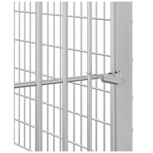 vidaXL Περίφραξη Ζώων Ελεύθερης Βοσκής 6 Πάνελ 54x60 εκ. Γαλβ. Σίδερο