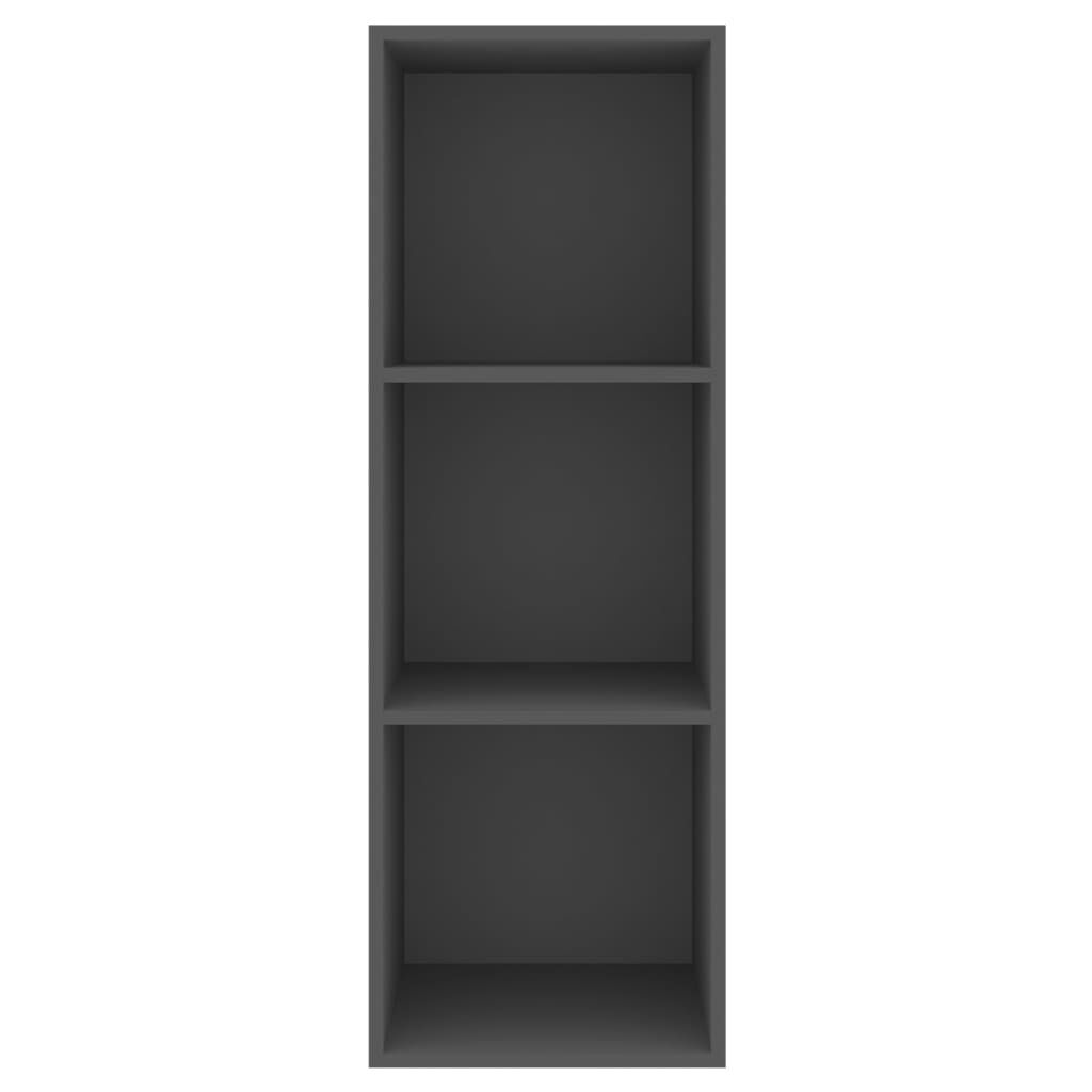 vidaXL Έπιπλο Τηλεόρασης Κρεμαστό Γκρι 37x37x107 εκ. από Επεξ. Ξύλο