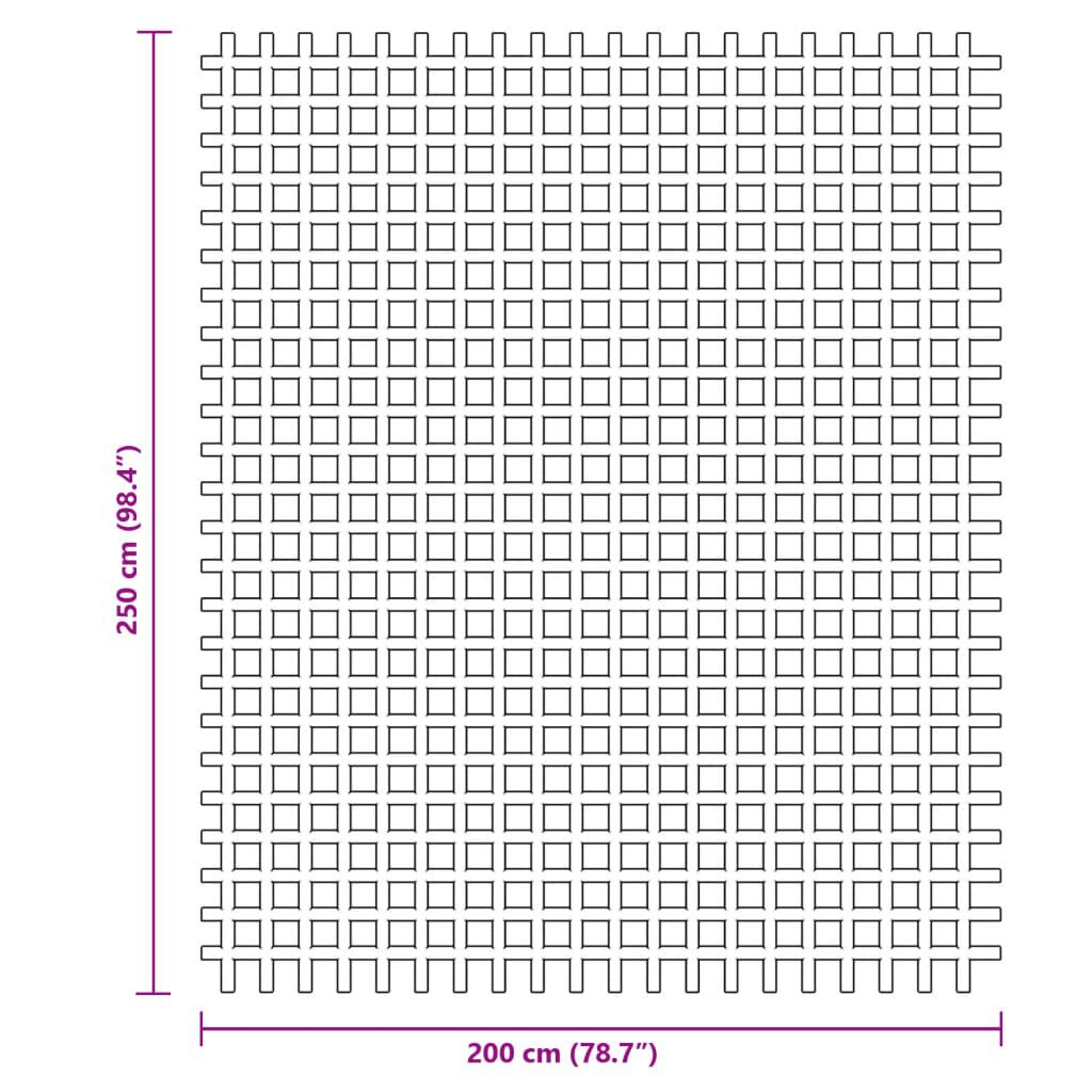 vidaXL Χαλί Σκηνής Ανθρακί 2,5x2 μ.