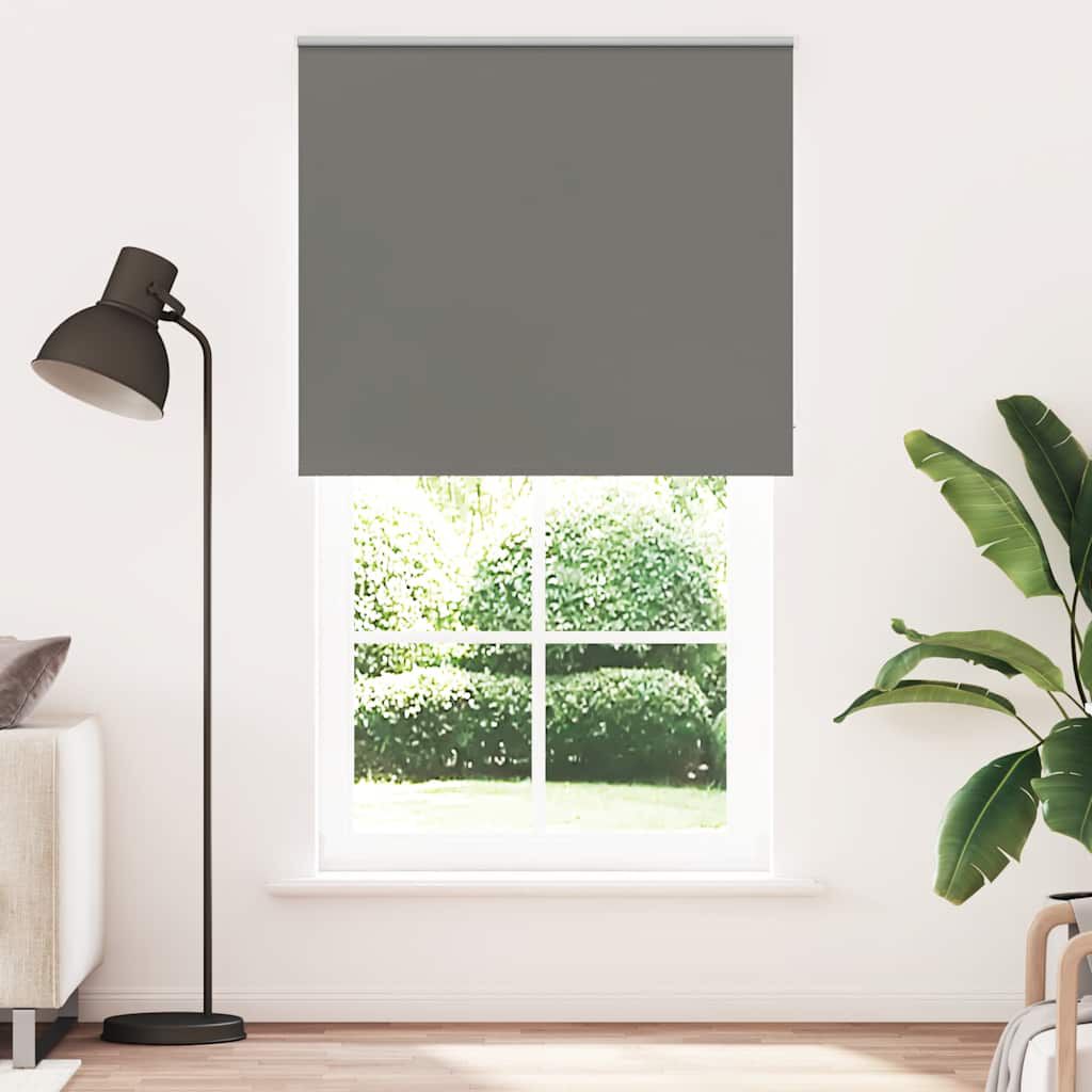 vidaXL Roller Blind Blackout γκρί 135x210 cm Πλάτος υφάσματος 131,6cm