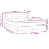 vidaXL &Kappa;&rho;&epsilon;&beta;ά&tau;&iota; Boxspring &mu;&epsilon; &Sigma;&tau;&rho;ώ&mu;&alpha; &Alpha;&nu;&omicron;&iota;&chi;&tau;ό &Gamma;&kappa;&rho;&iota; 140x220 &epsilon;&kappa;. &Beta;&epsilon;&lambda;&omicron;ύ&delta;&iota;&nu;&omicron;