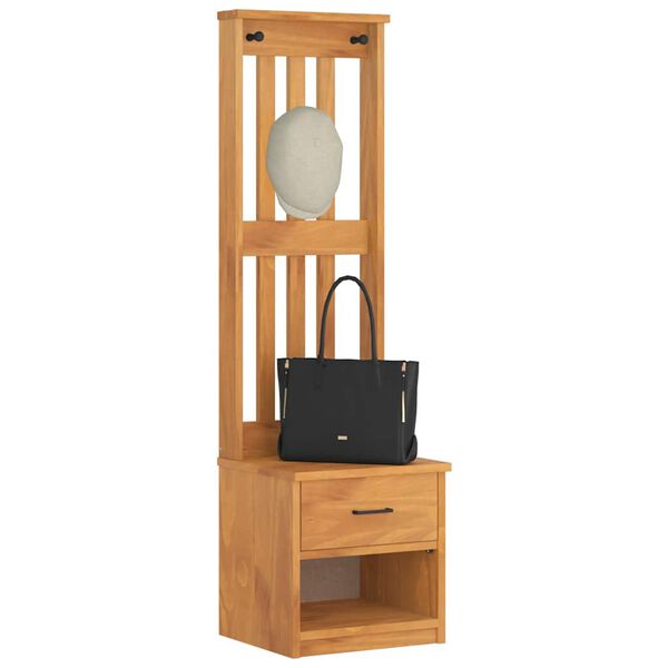 vidaXL Δέντρο χωλ "SANDNES" 45x40x159,5 εκ.Πεύκο μασίφ ξύλο