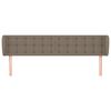 vidaXL Κεφαλάρι με Πτερύγια Taupe 163x23x78/88 εκ. Υφασμάτινο