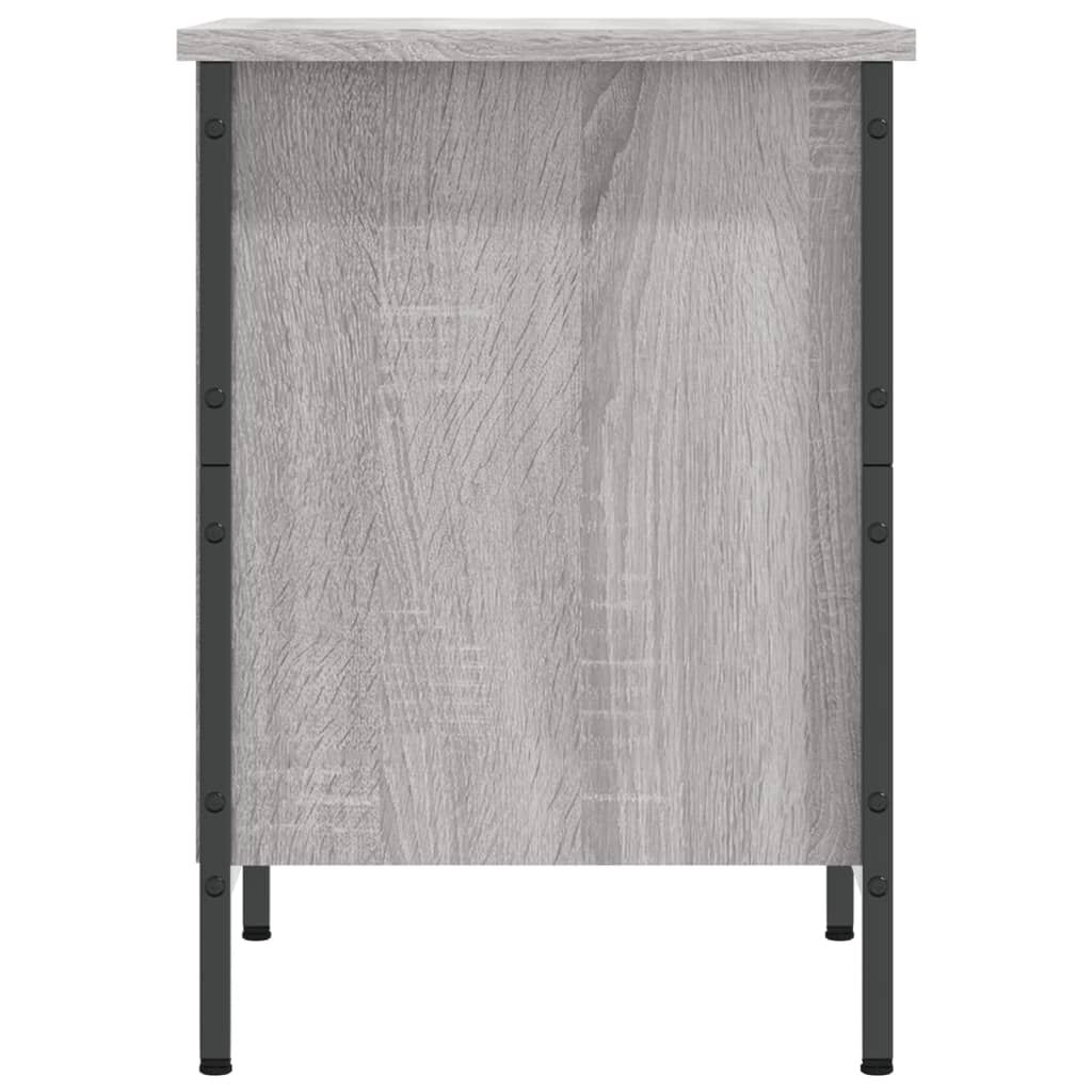vidaXL Παπουτσοθήκη Γκρι Sonoma 38 x 35 x 50 εκ. από Επεξεργ. Ξύλο