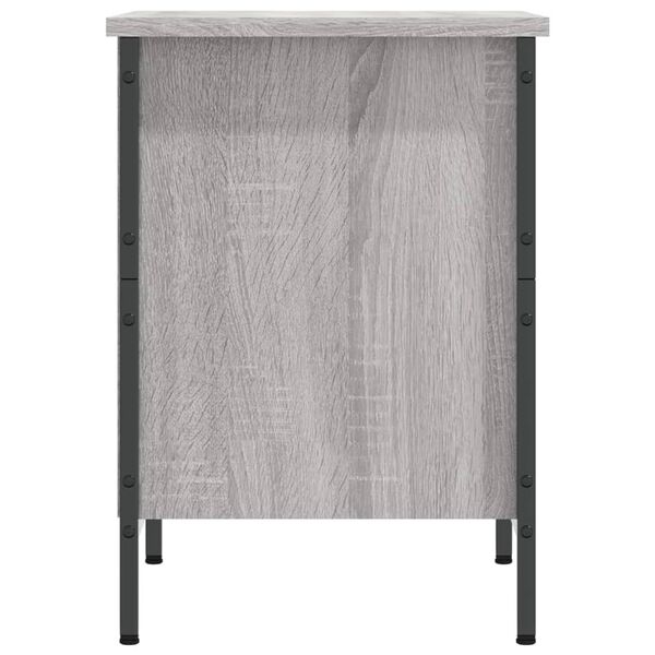 vidaXL Παπουτσοθήκη Γκρι Sonoma 38 x 35 x 50 εκ. από Επεξεργ. Ξύλο
