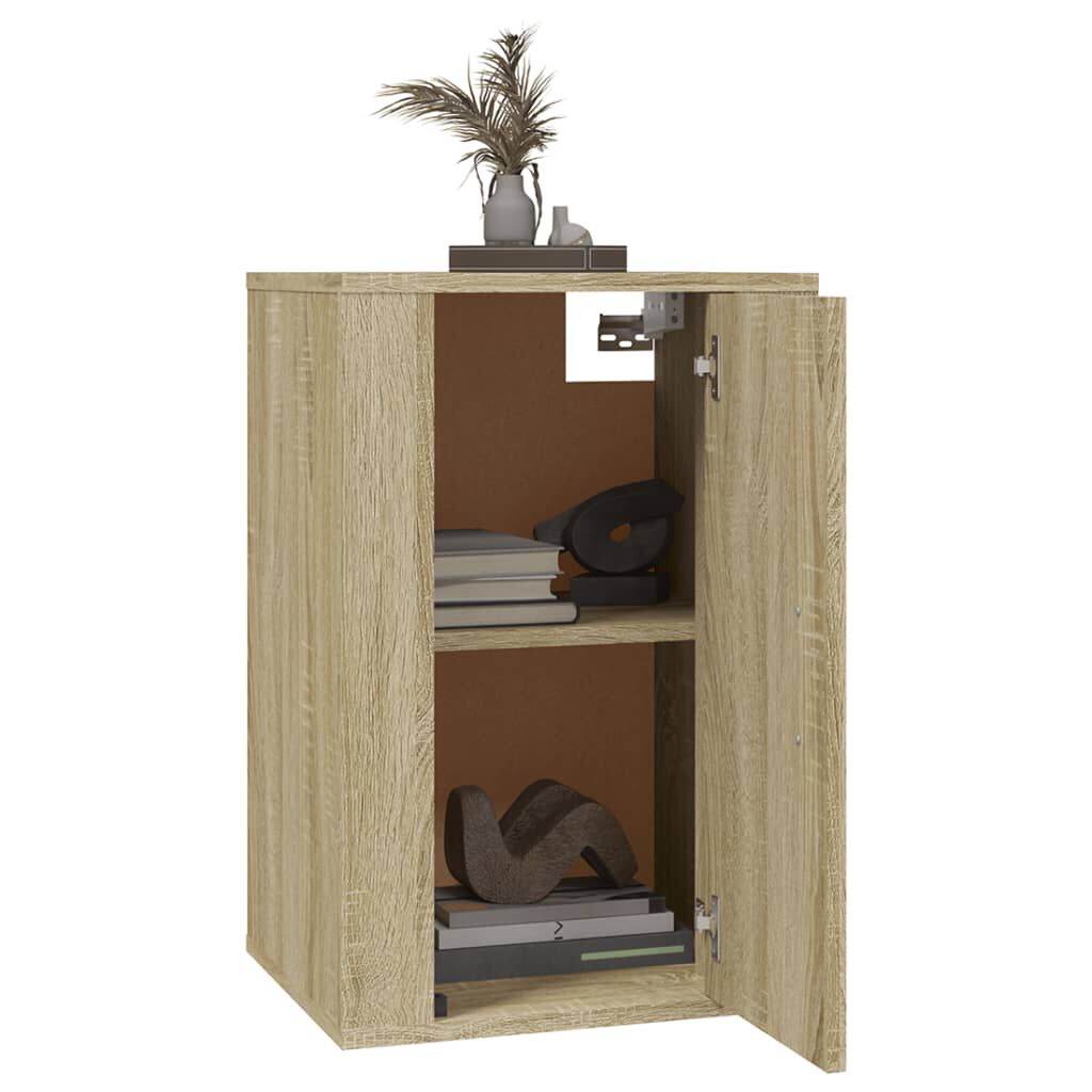 vidaXL Έπιπλο Τηλεόρασης Επιτοίχιο Sonoma Δρυς 40x34,5x60 εκ.