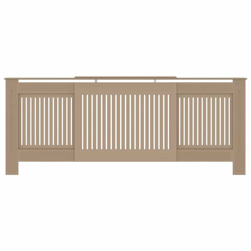 vidaXL Καπάκι Καλοριφέρ 2 pcs Καφέ (142-205) x 20.5 x 81.5 εκ.