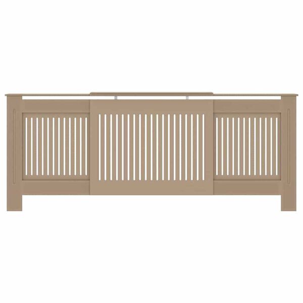 vidaXL Καπάκι Καλοριφέρ 2 pcs Καφέ (142-205) x 20.5 x 81.5 εκ.