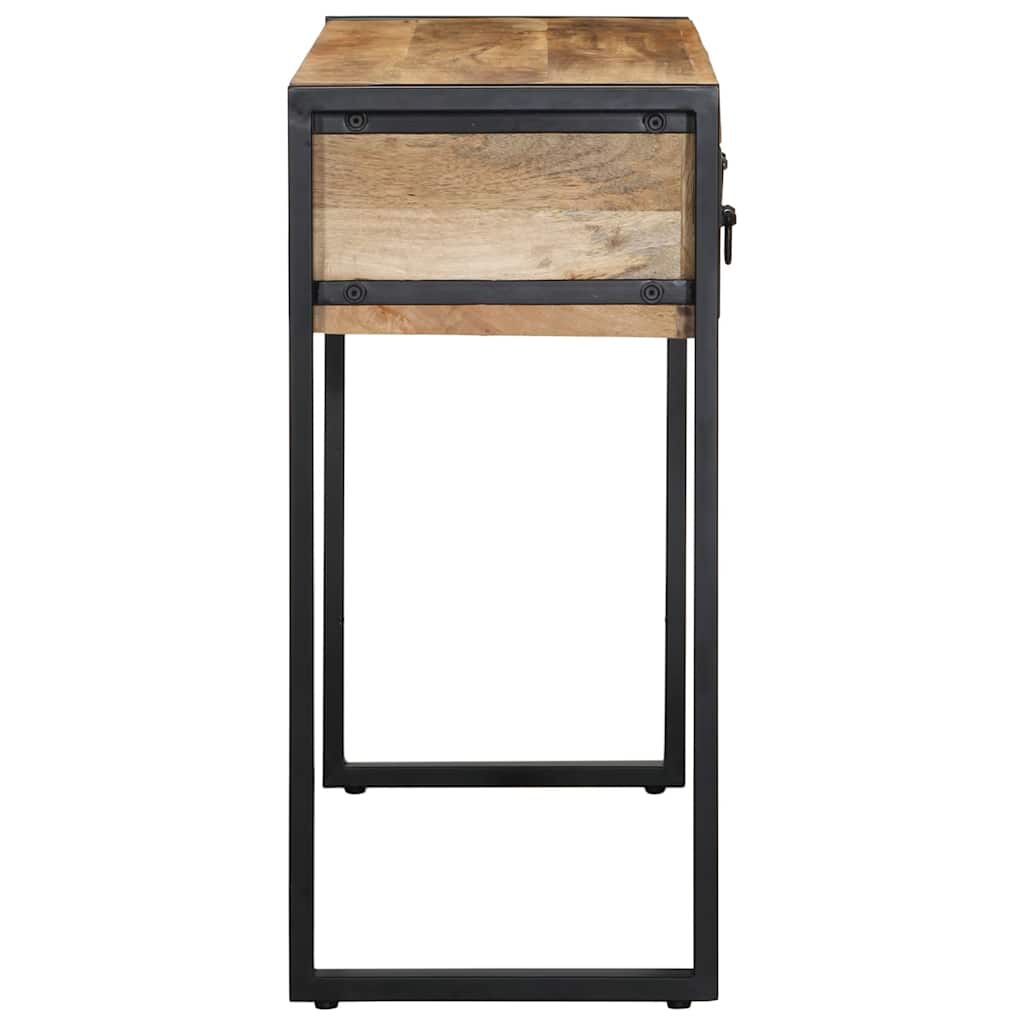vidaXL Τραπέζι κονσόλας 100x35x75 cm Στερεό ακατέργαστο ξύλο Mango