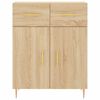 vidaXL Ντουλάπι Sonoma Δρυς 69,5 x 34 x 90 εκ. από Επεξεργασμένο Ξύλο