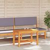 vidaXL Τραπεζάκι σαλονιού Καφέ 90 x 50 x 45 cm Μασίφ ξύλο ακακίας