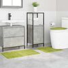 vidaXL Σετ Μάτ Μπάνιου Αντιολισθητικό 3 pcs Πράσινο 50 x 50 cm PP