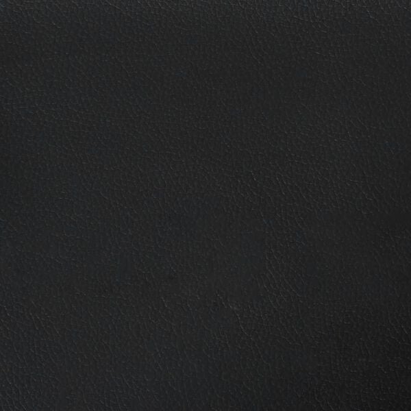 vidaXL Οθωμανικό κρεβάτι με στρώμα Μαύρο 160x200cm Faux Leather
