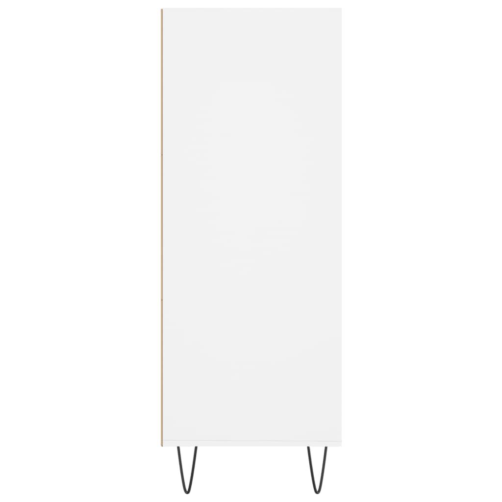 vidaXL Βιβλιοθήκη Λευκή 69,5 x 32,5 x 90 εκ. από Επεξεργασμένο Ξύλο