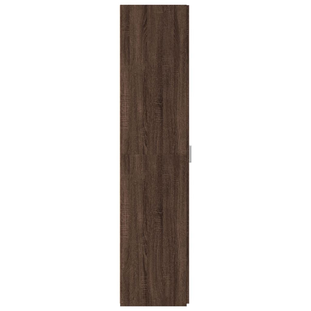 vidaXL Ντουλάπι Καφέ Δρυς 40x42,5x185 εκ. από Επεξεργασμένο Ξύλο