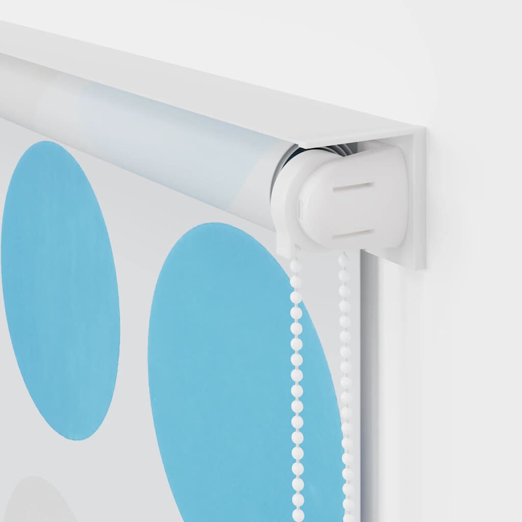 vidaXL Κουρτίνα Μπάνιου Ρολό Σχέδιο Κύκλοι 120 x 240 εκ.