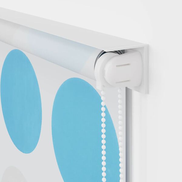 vidaXL Κουρτίνα Μπάνιου Ρολό Σχέδιο Κύκλοι 120 x 240 εκ.