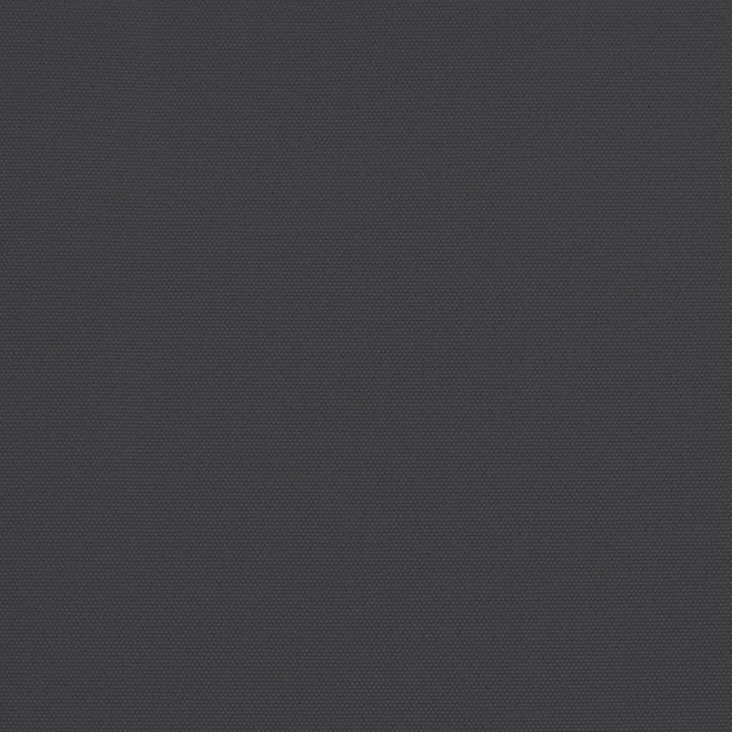 vidaXL Ομπρέλα Βεράντας Ημικυκλική Μαύρη 300x155x223 εκ. Ιστός Αλουμ.