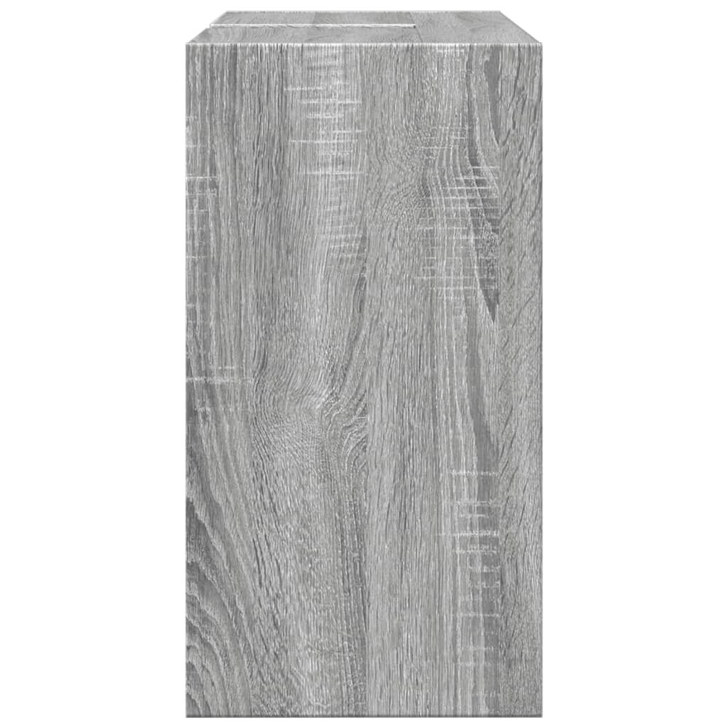 vidaXL Ντουλάπι Νιπτήρα Grey Sonoma 63x29x55 εκ. Επεξεργασμένο Ξύλο