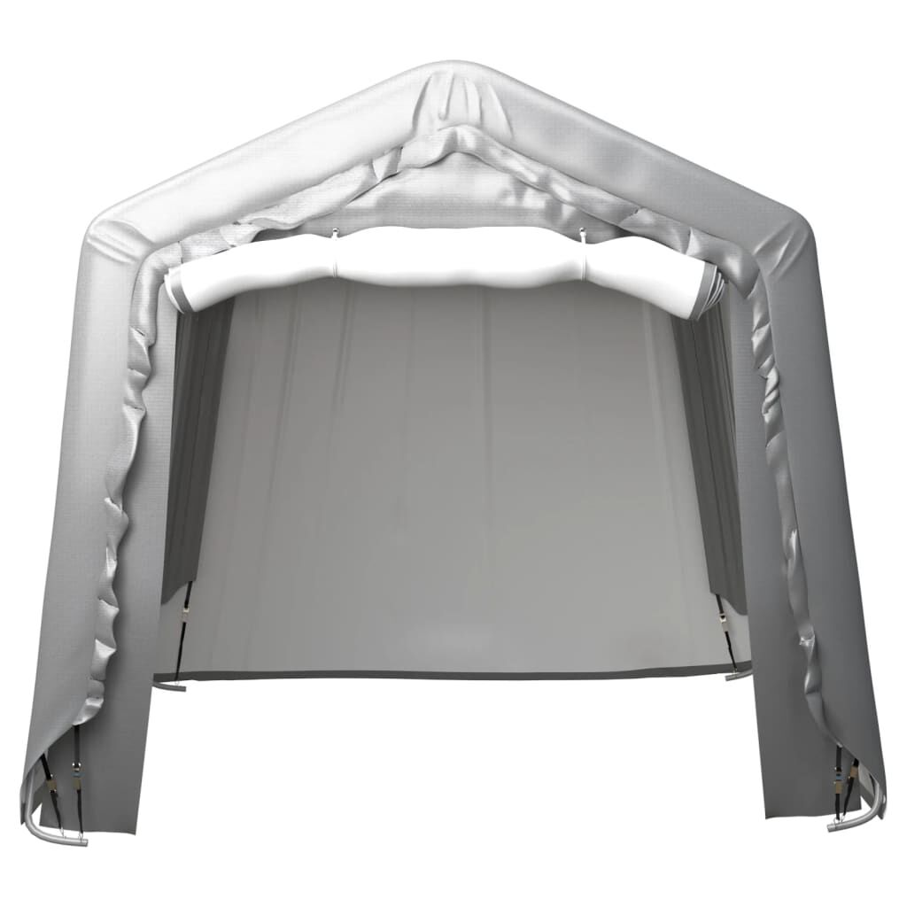 vidaXL Τέντα Αποθήκευσης Γκρι 240 x 240 εκ. από Ατσάλι