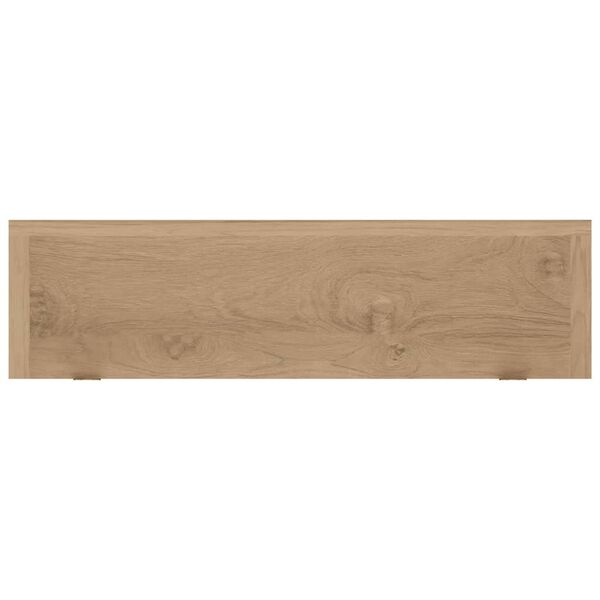vidaXL Ράφια Τοίχου 2 τεμ. 90 x 15 x 6 εκ. από Μασίφ Ξύλο Teak
