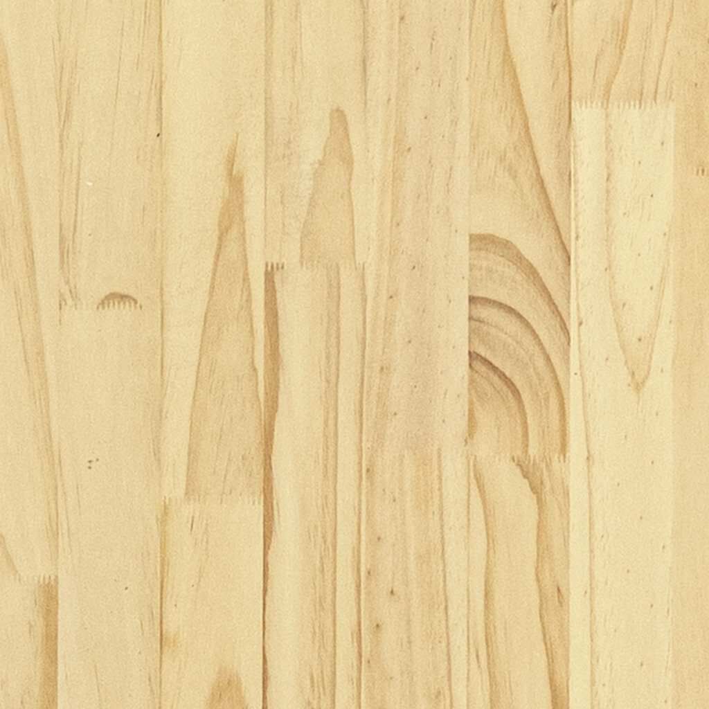 vidaXL Πλαίσιο Κρεβατιού 75 x 190 εκ. από Μασίφ Ξύλο Small Single