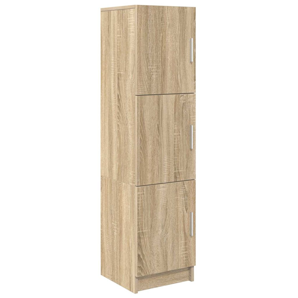 vidaXL γραφείο με αποθήκευση Sonoma Oak από Μοριοσανίδα