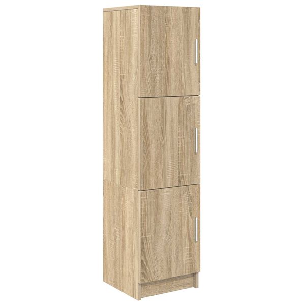 vidaXL γραφείο με αποθήκευση Sonoma Oak από Μοριοσανίδα