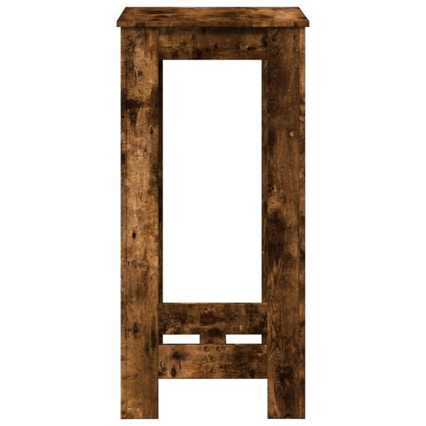 vidaXL Τραπέζι Μπαρ Καπνιστή Δρυς 51x50x103,5 εκ. Επεξ. Ξύλο