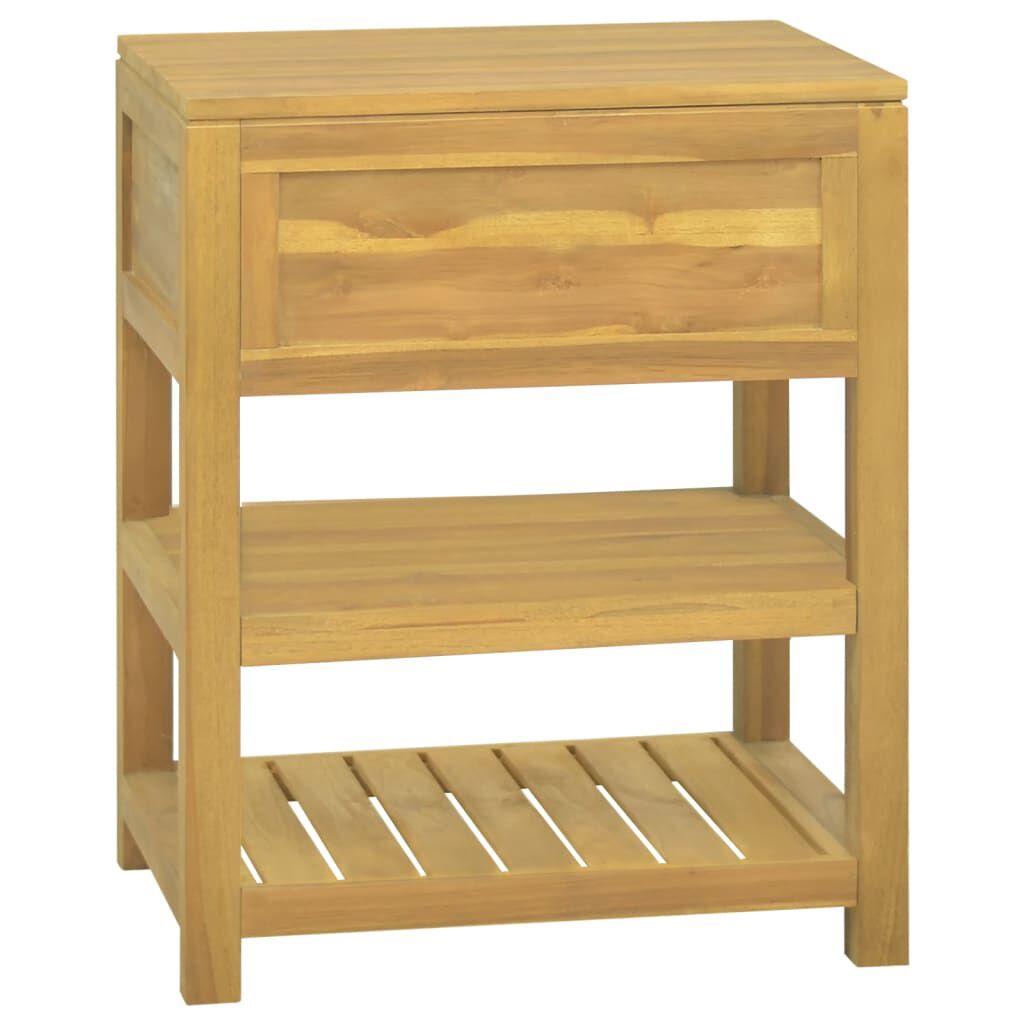 vidaXL Έπιπλο Μπάνιου 60 x 45 x 75 εκ. από Μασίφ Ξύλο Teak