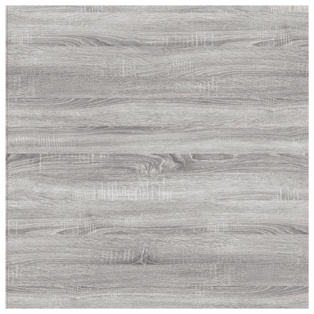 vidaXL Ράφια Τοίχου 4 τεμ. Γκρι Sonoma 40x40x1,5 εκ. Επεξεργ. Ξύλο