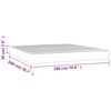 vidaXL Στρώμα με Pocket Springs Ανοιχτό Γκρι 180x200x20 εκ. Βελούδινο