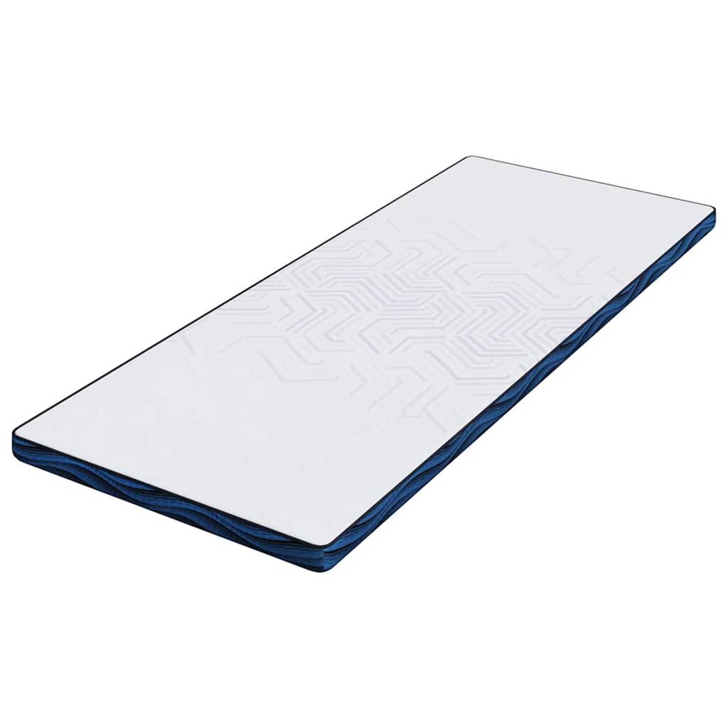 vidaXL Στρώματα Λευκό και μπλε 70 x 200 cm Αφρός μνήμης τζελ
