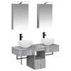 vidaXL &Sigma;&epsilon;&tau; &Nu;&tau;&omicron;&upsilon;&lambda;&alpha;&pi;&iota;ώ&nu; &Mu;&pi;ά&nu;&iota;&omicron;&upsilon; 5 pcs &Gamma;&kappa;&rho;&iota; Sonoma 40 x 10,5 x 60,5 &epsilon;&kappa;