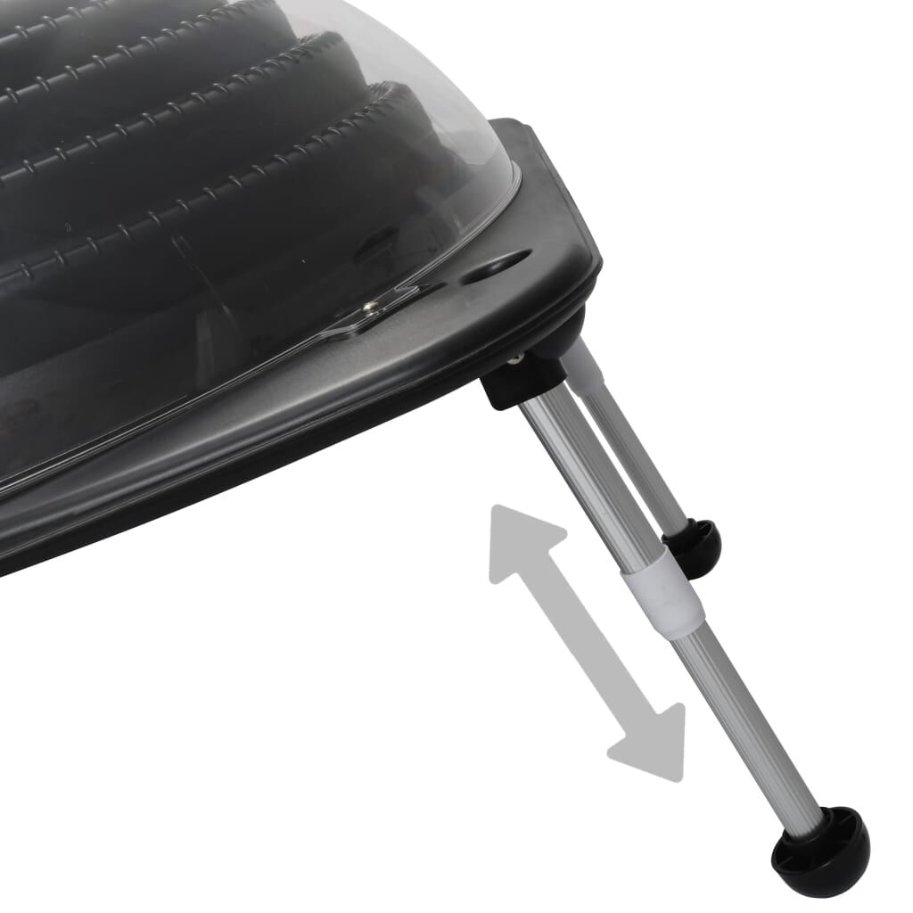 vidaXL Θερμαντικό Πισίνας Ηλιακό 75 x 75 x 36 εκ. από HDPE / Αλουμίνιο