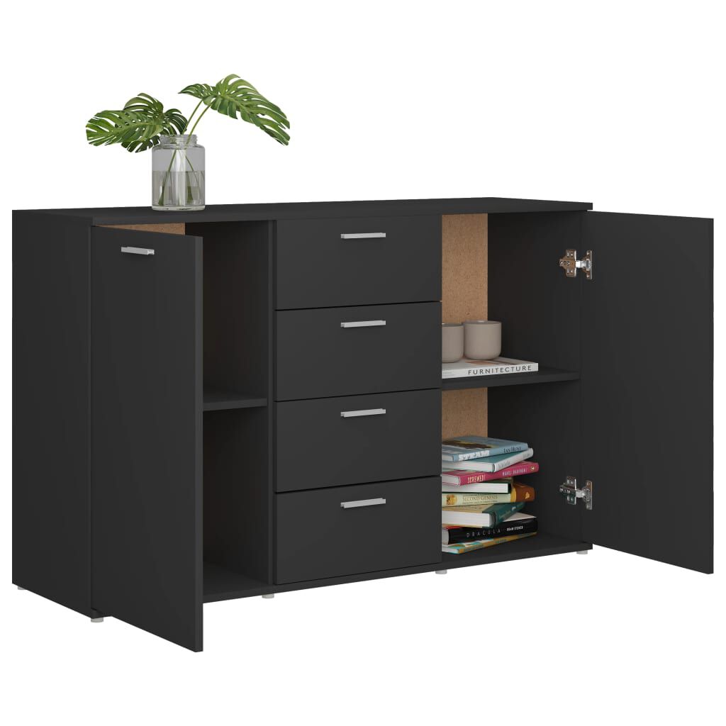 vidaXL Μπουφές Γκρι 120 x 35,5 x 75 εκ. από Επεξ. Ξύλο